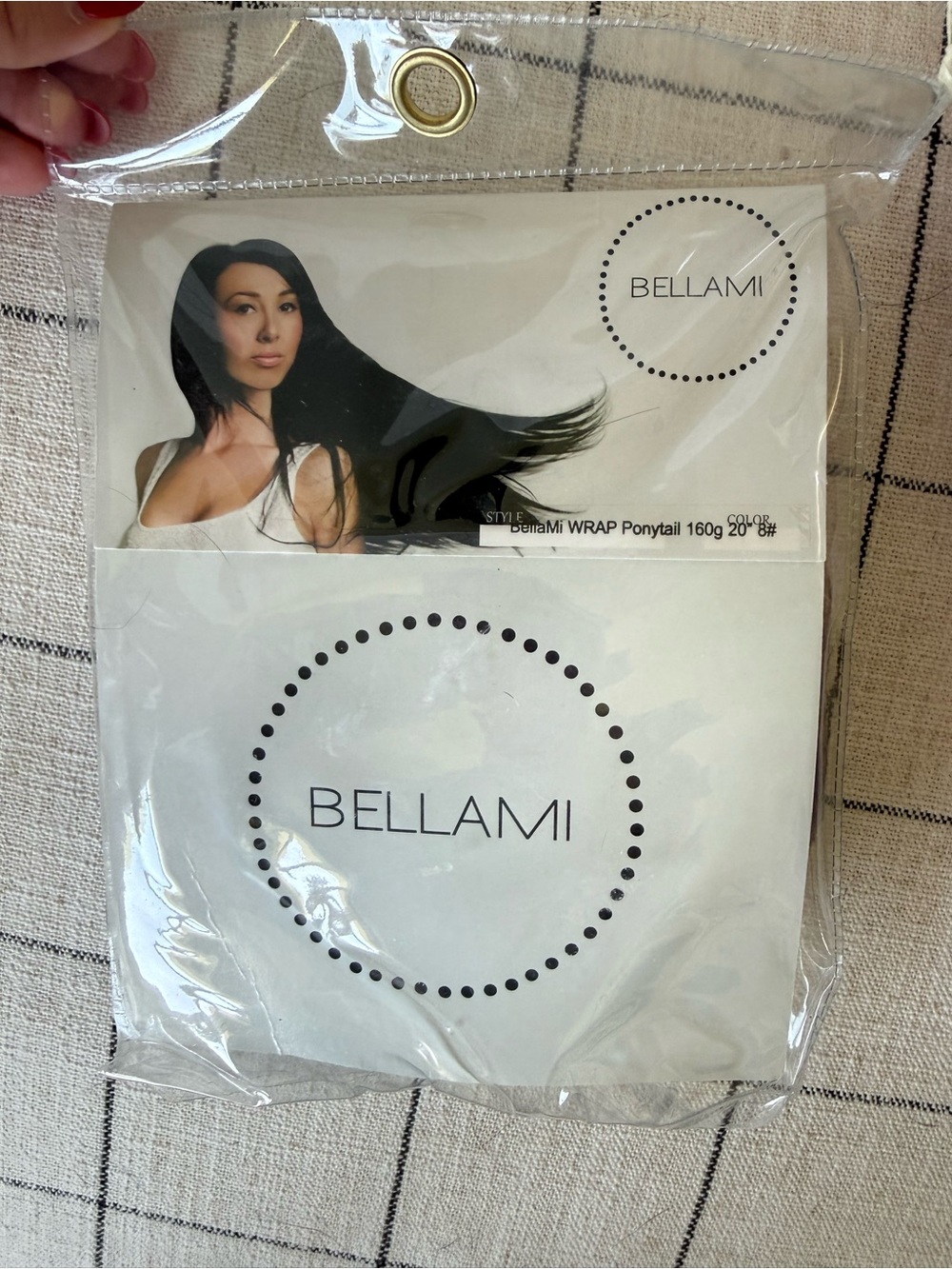 BELLAMI Black Wrap Ponytail Clip-In Extension